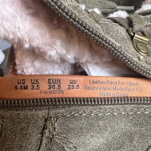 NWOB ** Zodiac Pierson Bootie Suede Dark Olive Size 6.5 - Picture 14 of 16